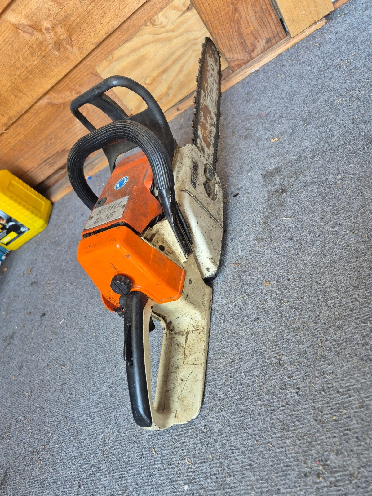 Ketting zaag stihl, Ophalen of Verzenden, Benzine