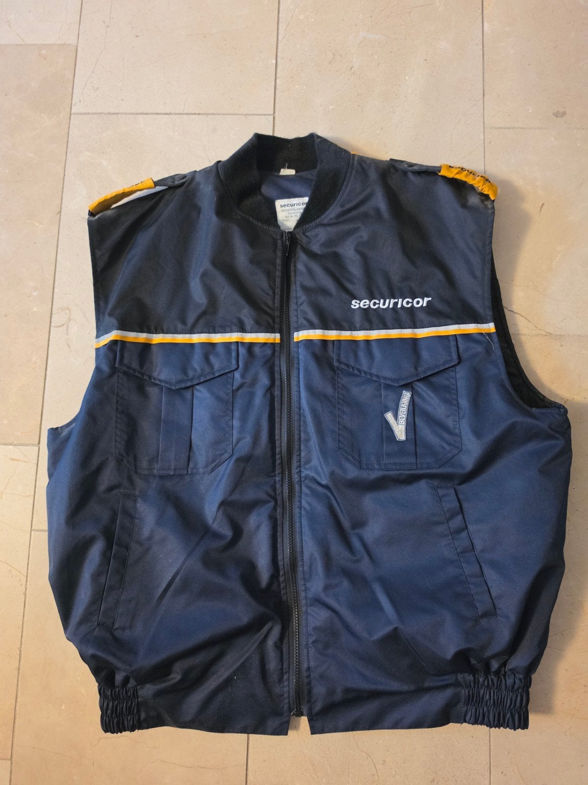 Securicor bodywarmer - Maat XL - Zo goed als nieuw, Kleding | Heren, Blauw, Maat 56/58 (XL), Ophalen of Verzenden, Zo goed als nieuw