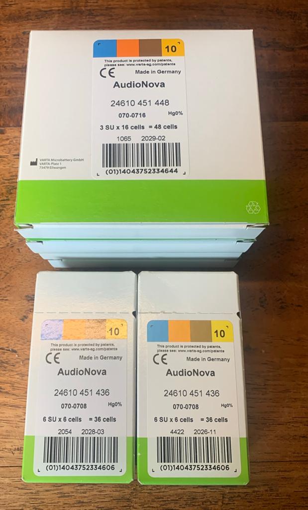 264 cell batterijen TYPE 10 Audionova, Ophalen of Verzenden, Nieuw
