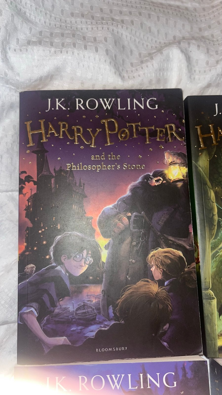 Harry Potter boekenreeks - deel 1 t/m 4, Boeken, Ophalen of Verzenden, Gelezen
