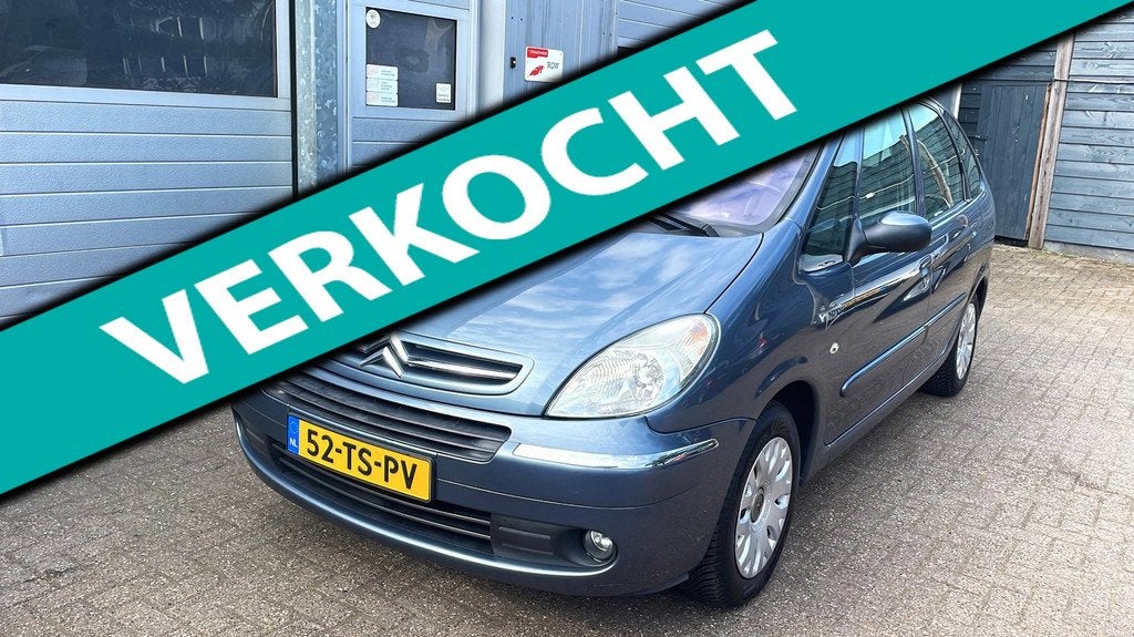 Citroen Xsara Picasso 1.6i-16V-Clima-Cruis-Trekhaak-APK 2027, Voorwielaandrijving, 4 cilinders, Handgeschakeld, Grijs