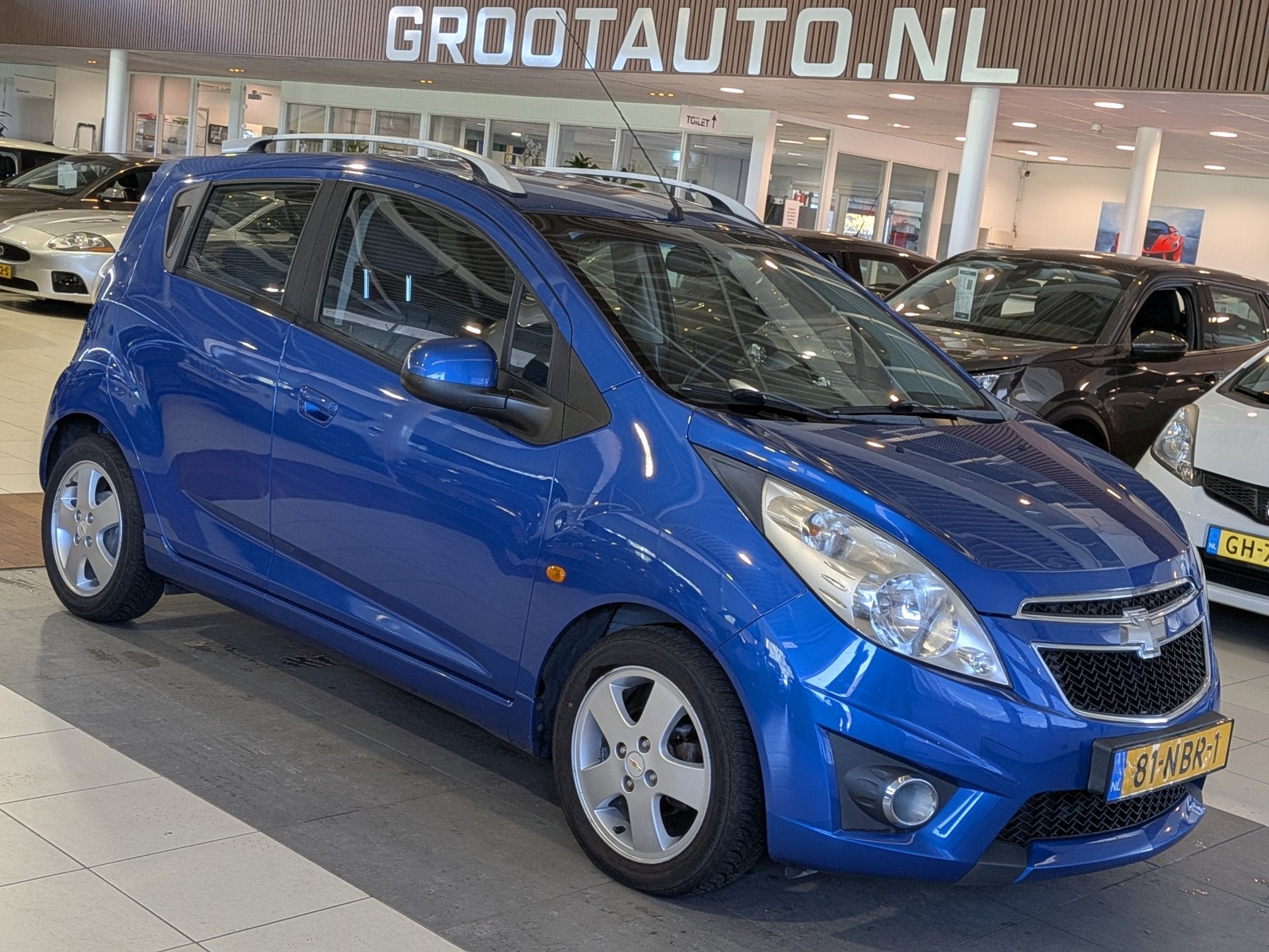 Chevrolet Spark 1.2 16V LT Airco, Stuurbekrachtiging, Auto's, Voorwielaandrijving, Stof, Gebruikt, 4 cilinders