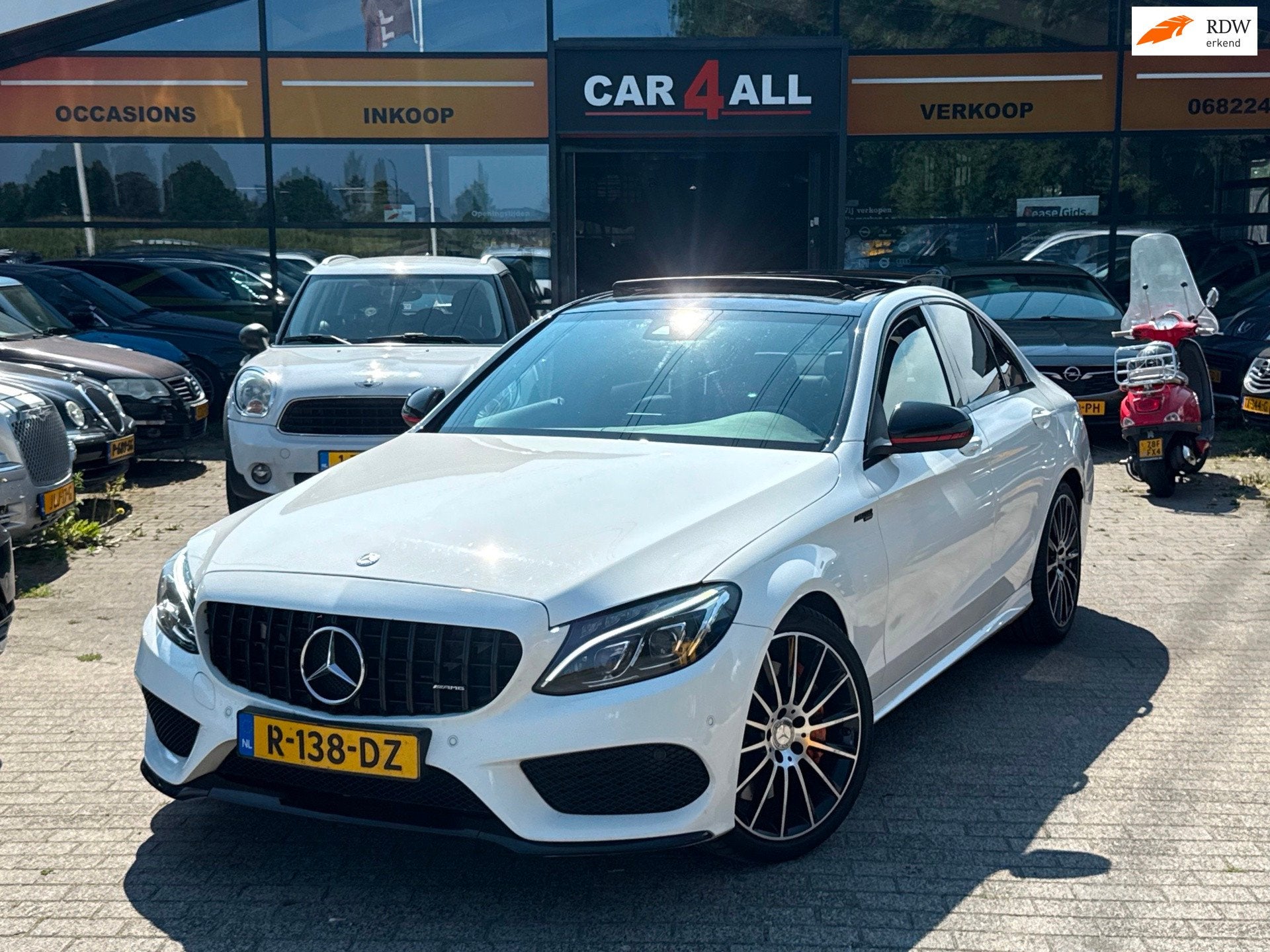 Mercedes-Benz C-klasse 450 AMG C43 4MATIC PANO/CAMERA/ACC/AP, 367 pk, Bedrijf, Vierwielaandrijving, 6 cilinders