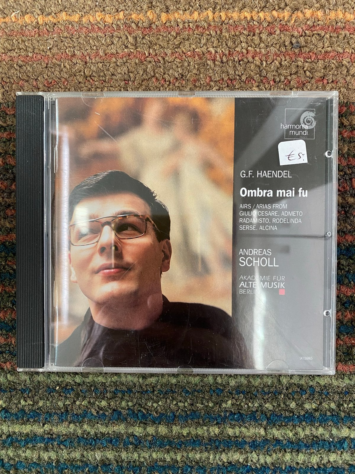 G.F. Haendel - Ombra mai fu (Andreas Scholl CD), Ophalen, Gebruikt, Inclusief doosje, Barok