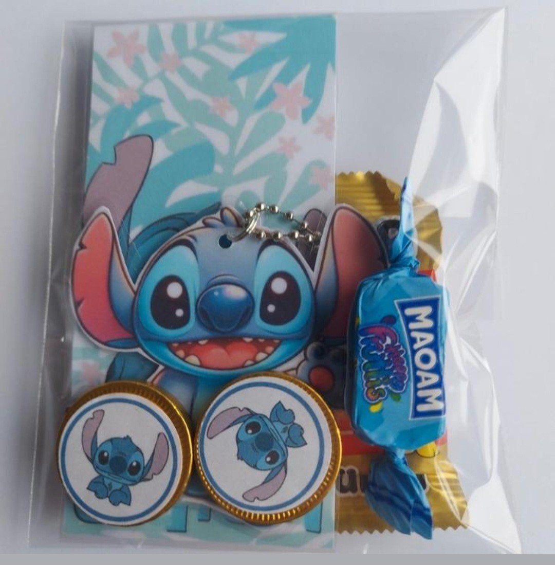 Stitch traktatie zakje, Hobby en Vrije tijd, Ophalen of Verzenden, Nieuw, Feestartikel, Verjaardag