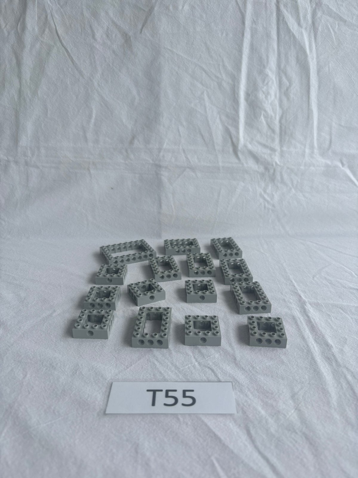 Lego Technic balken / frames lichtgrijs (LBG) - T55, Lego, Lego, Lego, Ophalen of Verzenden