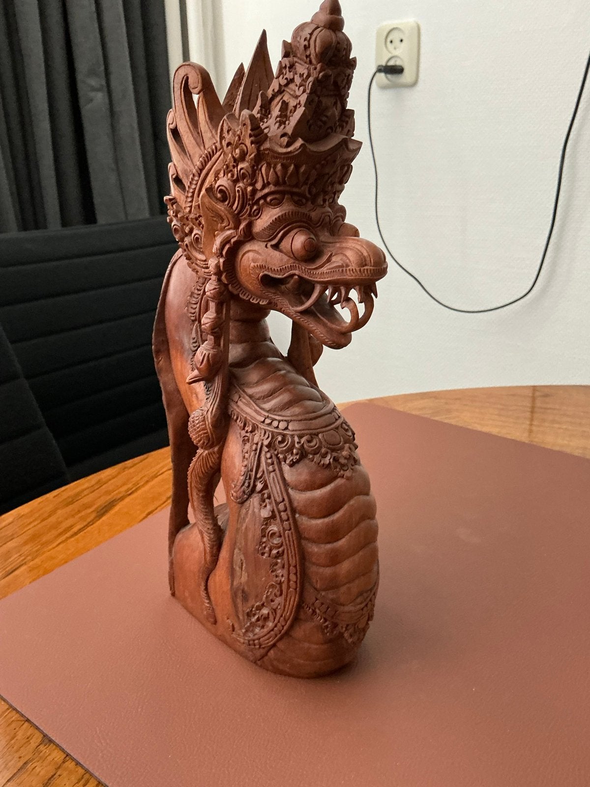 Mithe beeld uit indonesie ( GARUDA) ?, Verzenden, 50 - 100 cm, Handgemaakt, Scène
