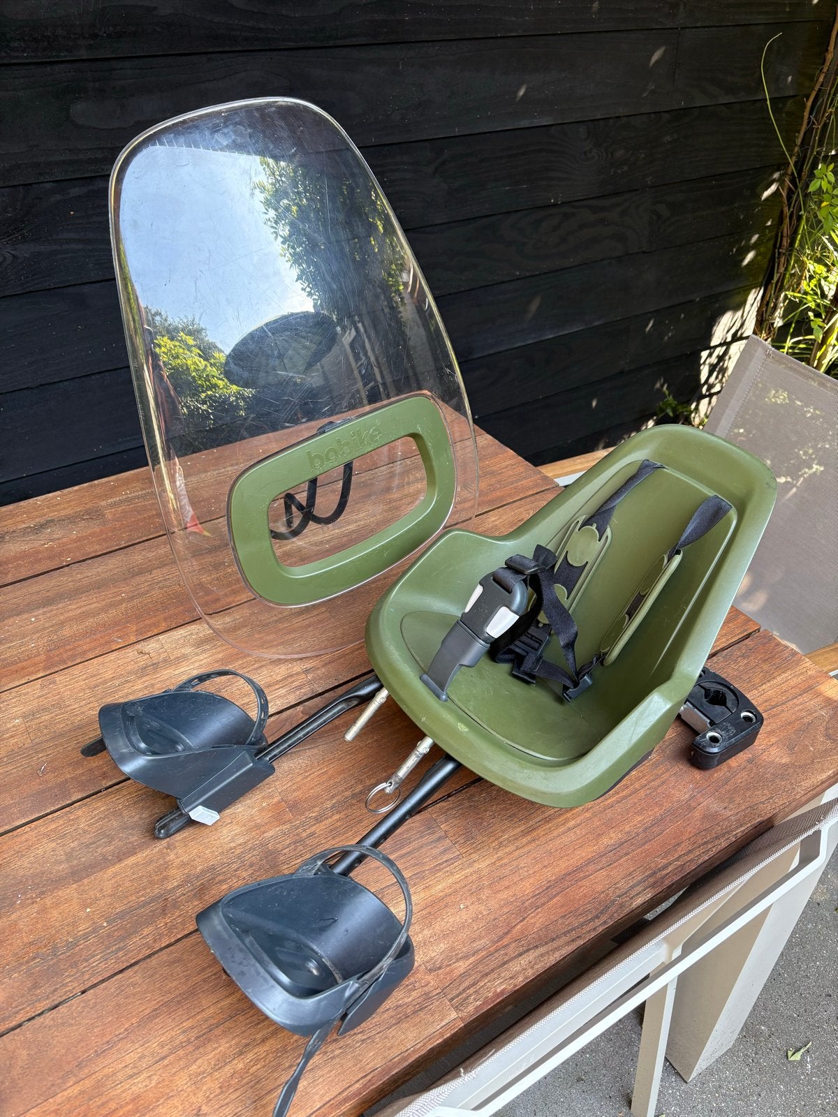 Bobike voorzitje met windscherm, Ophalen, Voorzitje, 0 t/m 13 kg, Gebruikt