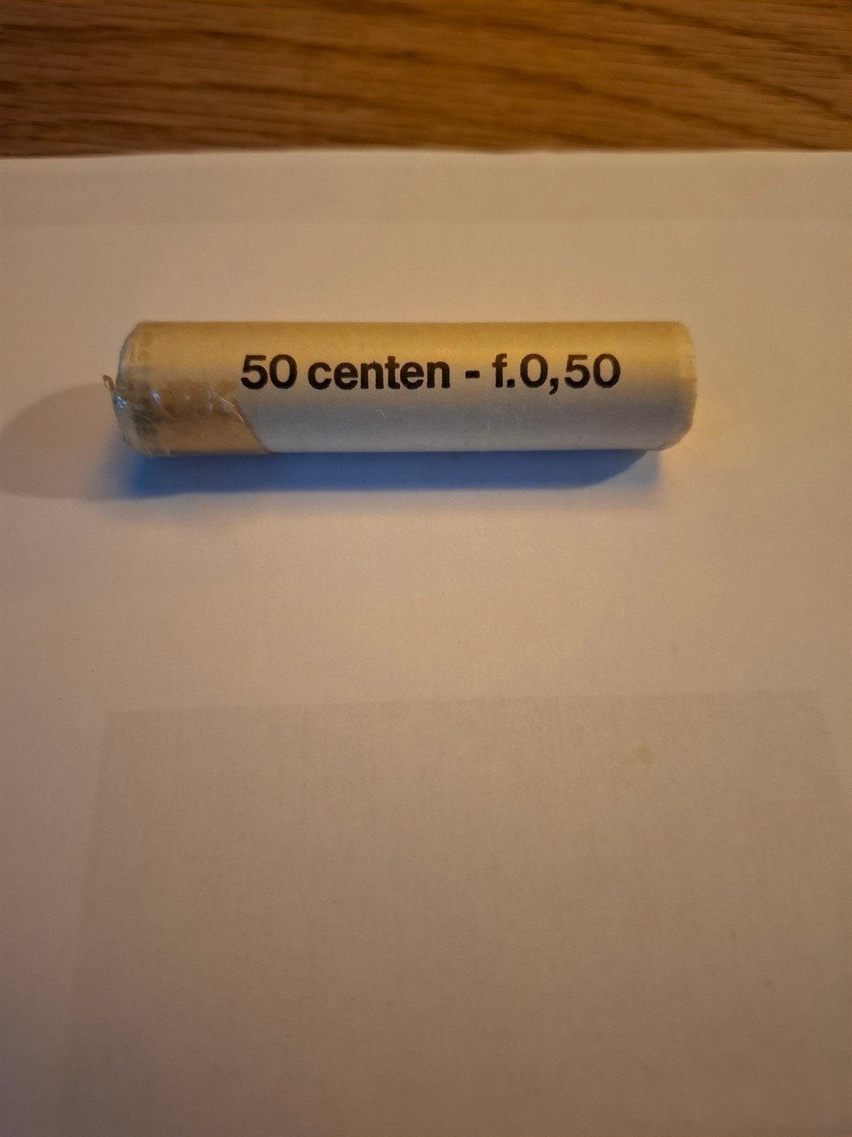 Rol van 2x 50 cent munten uit 1980, Postzegels en Munten, Ophalen of Verzenden, Koningin Juliana