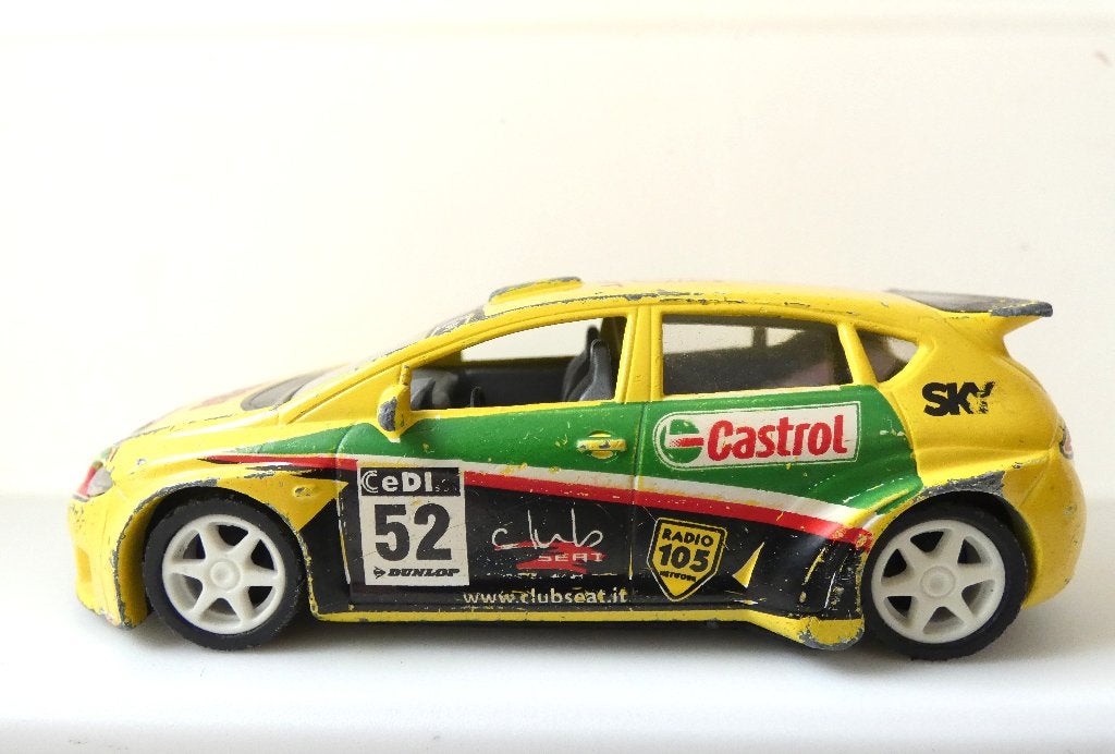 Guisval Seat Leon Made in Spain 1:43 1/43 Rally Cupra, Ophalen of Verzenden, Gebruikt, Auto, Overige merken