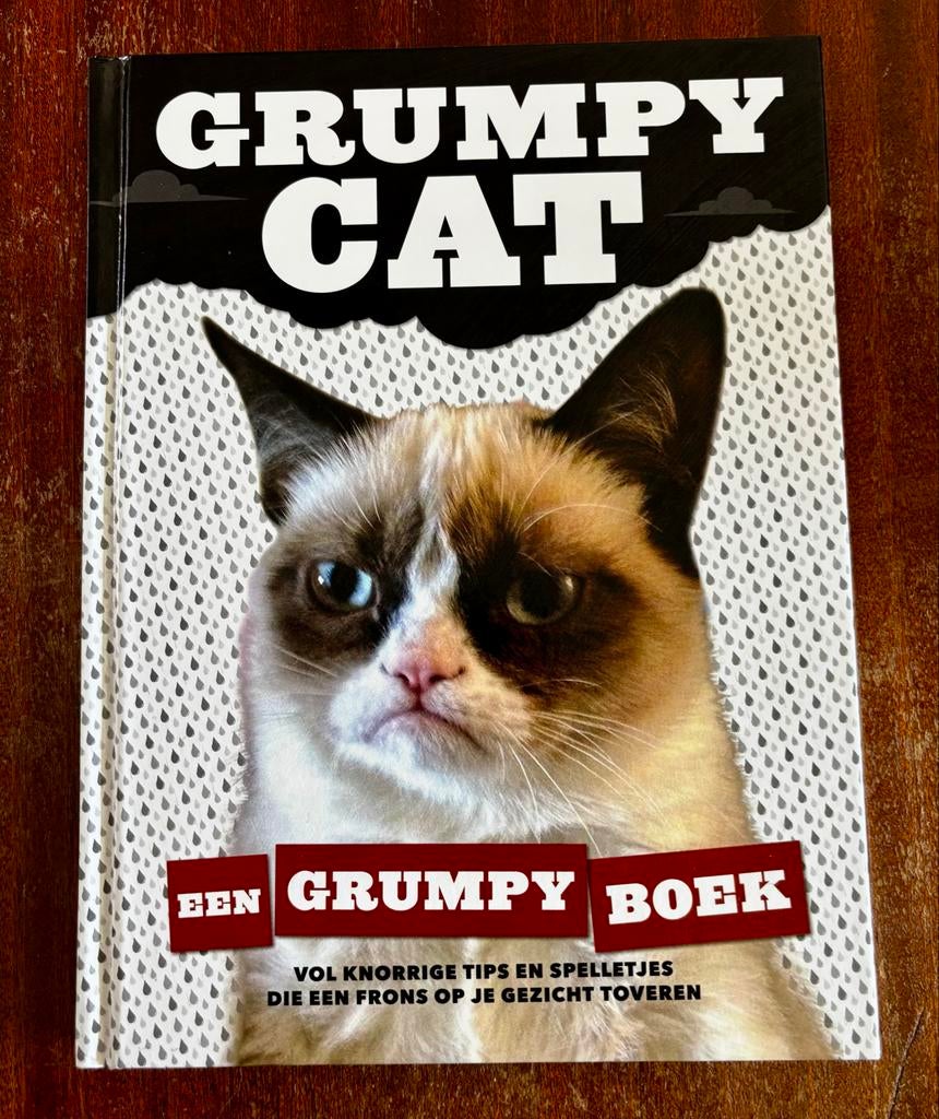 Grumpy Cat: Een Grumpy Boek - Tips & Spelletjes, Ophalen of Verzenden, Zo goed als nieuw