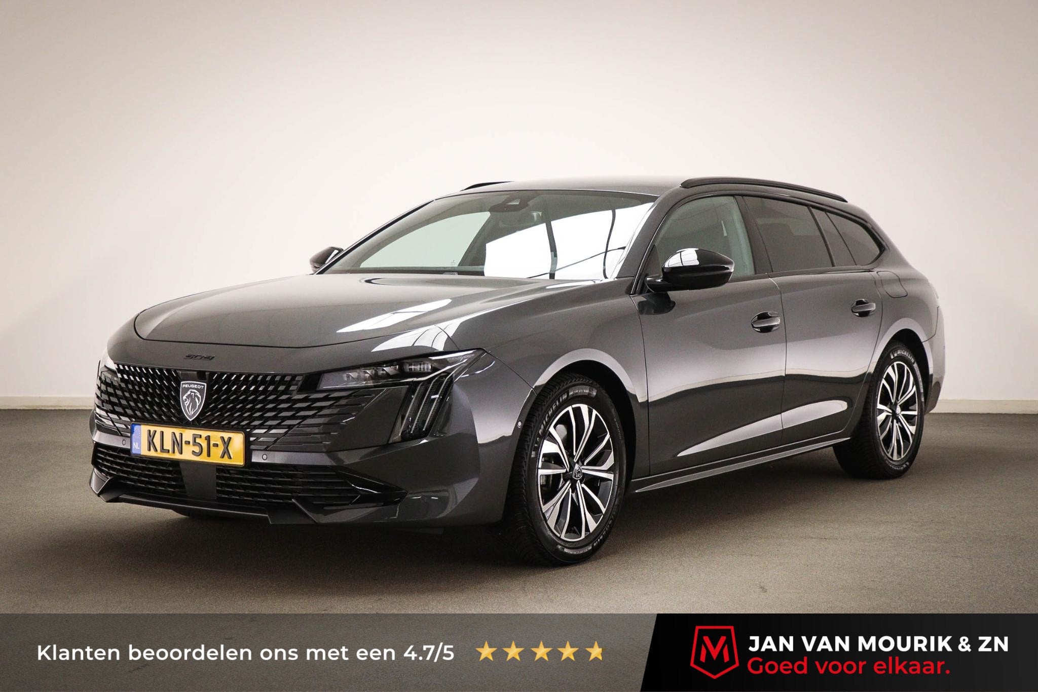 Peugeot 508 SW 1.6 HYbrid 180 Allure | NAVI | CAMERA | DAB |, Gebruikt, 4 cilinders, Met garantie (alle), 179 pk