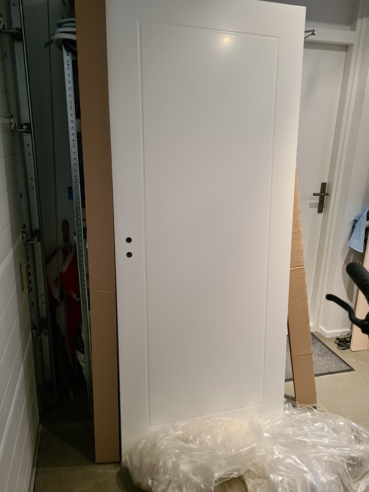 Nieuwe Arne & Bodil ABB151, 83x200,5, afgelakt RAL 9010, Ophalen, Nieuw, Binnendeur, 200 tot 215 cm