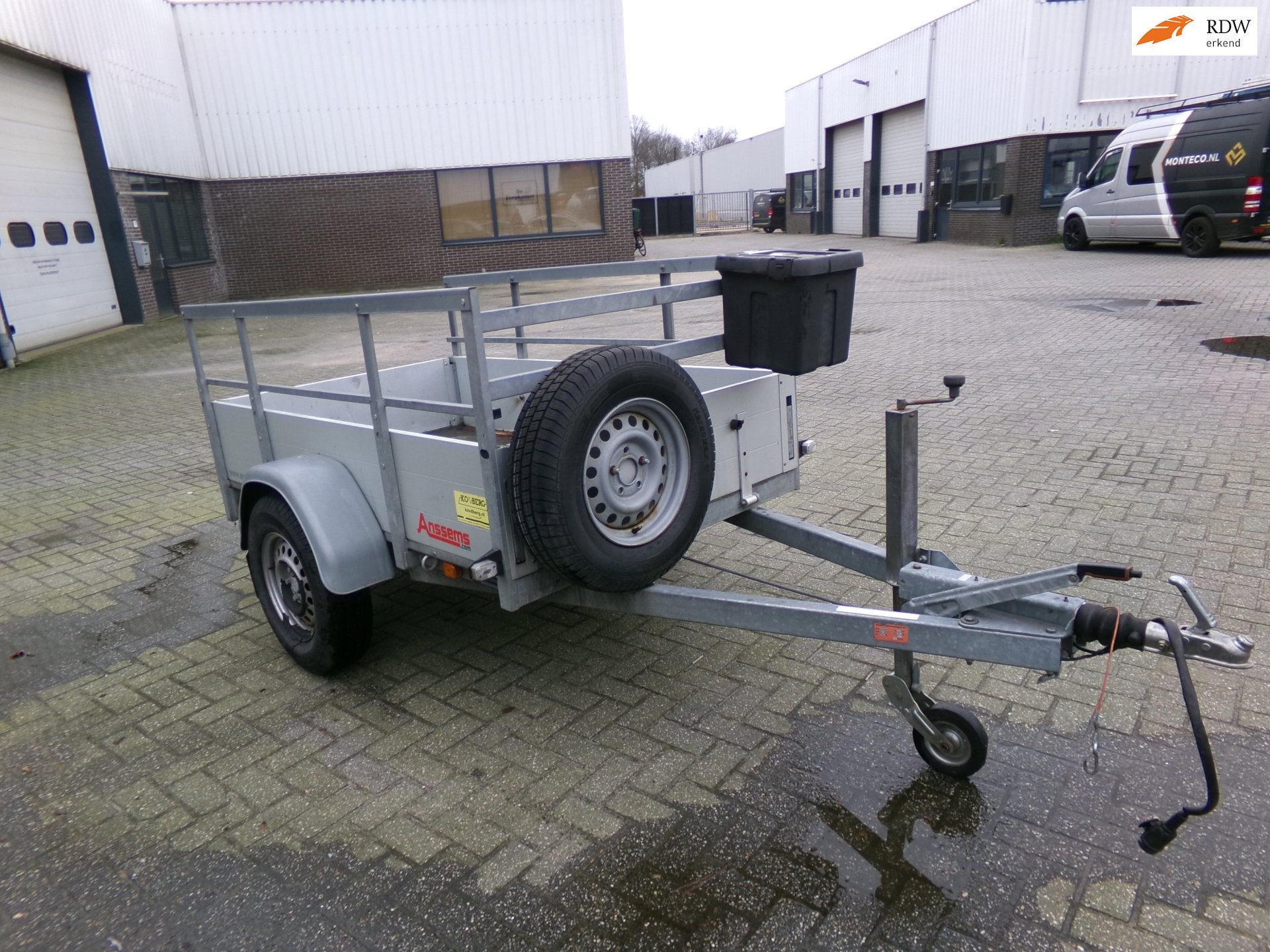 Anssems BSX 1400-205X120 1400 tevens te koop aanhanger met h, Gebruikt