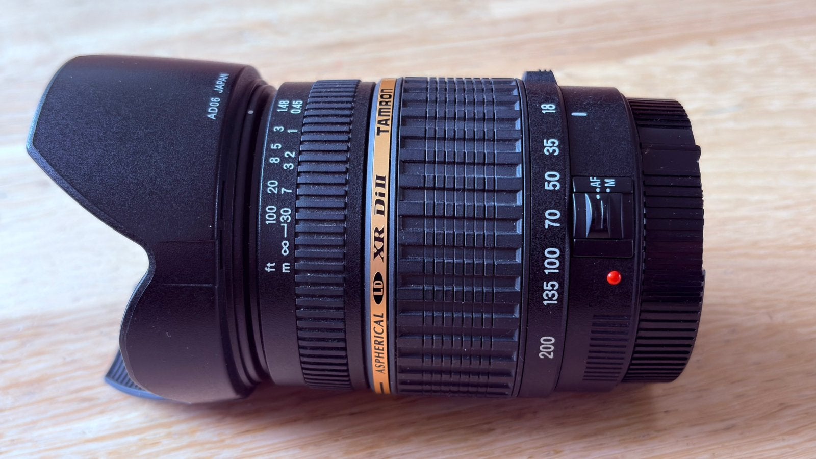 Tamron AF 18-200 lens, Ophalen, Gebruikt, Telelens, Tamron