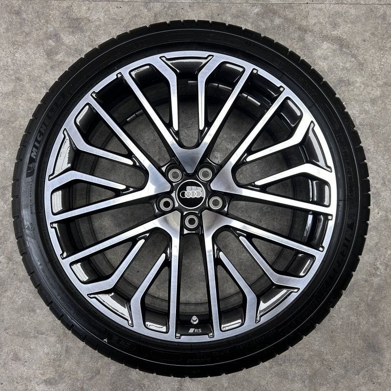 DEMO 21 inch originele velgen + zomerbanden Audi Q5 SQ5, Gebruikt, 255 mm, -, -