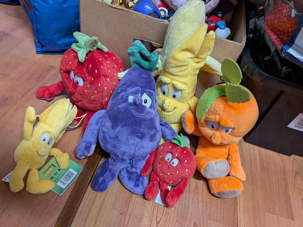 Knuffel  fruit, Ophalen of Verzenden, Zo goed als nieuw, Overige typen