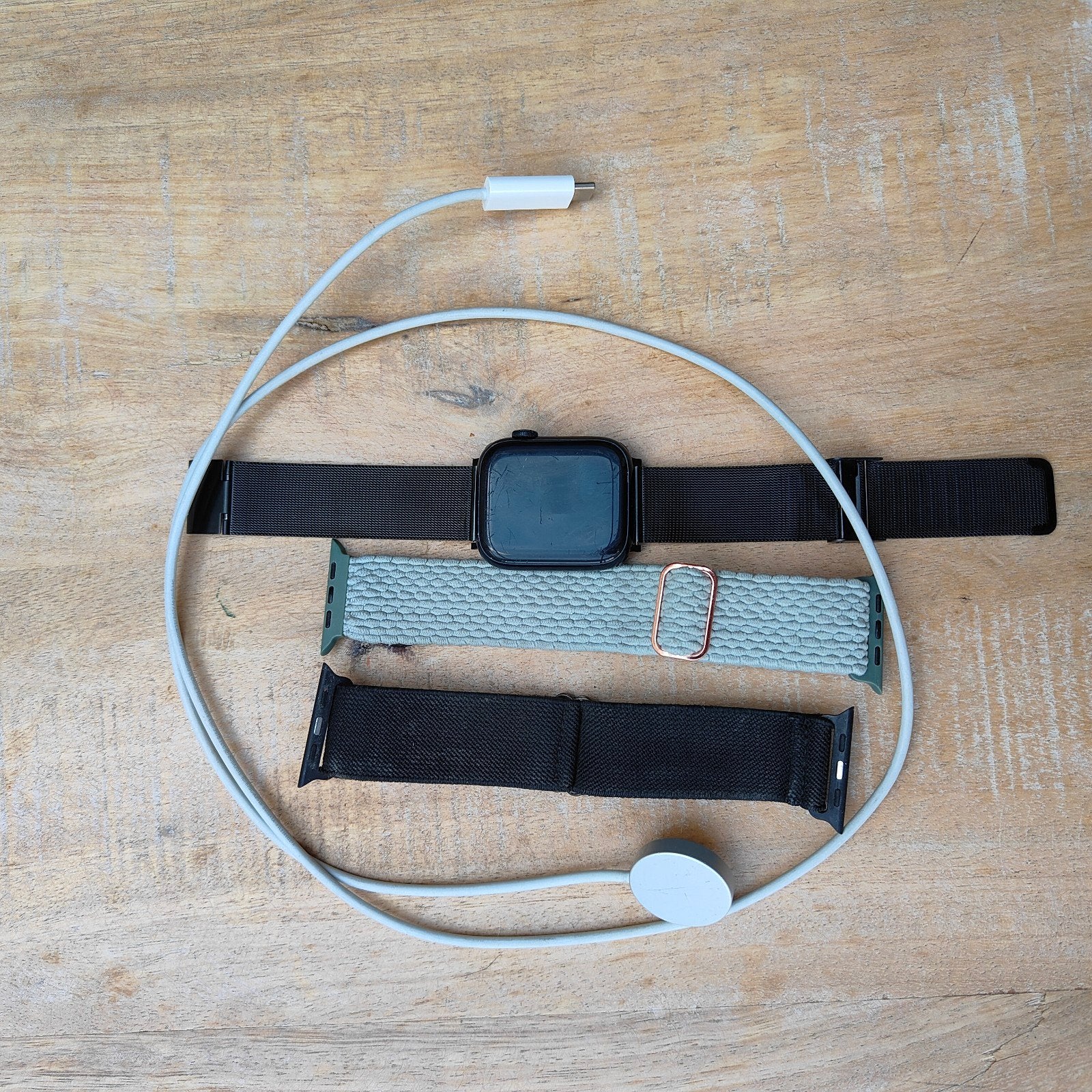 Apple Watch 8, Ophalen of Verzenden, Zwart, IOS