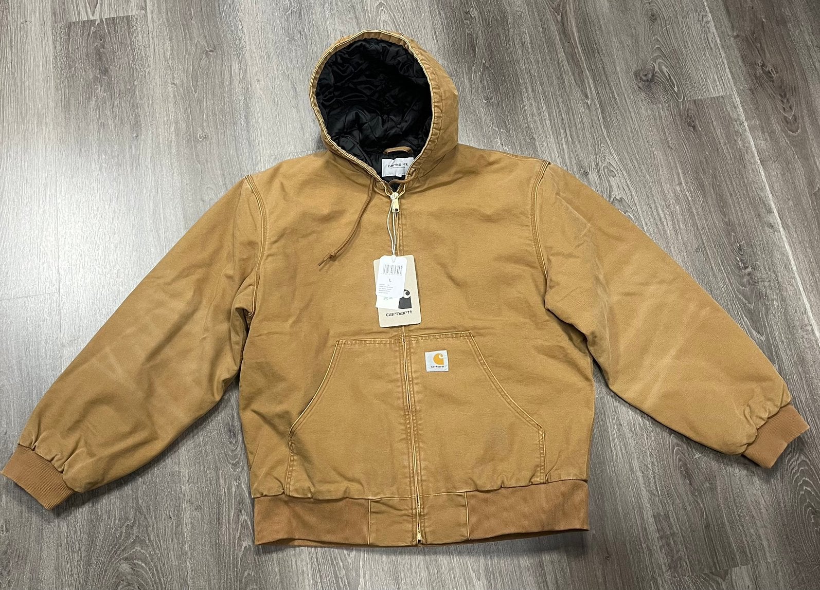 Carhartt OG Active jas hamilton brown - Maat L, Ophalen of Verzenden, Nieuw, Maat 52/54 (L), Bruin