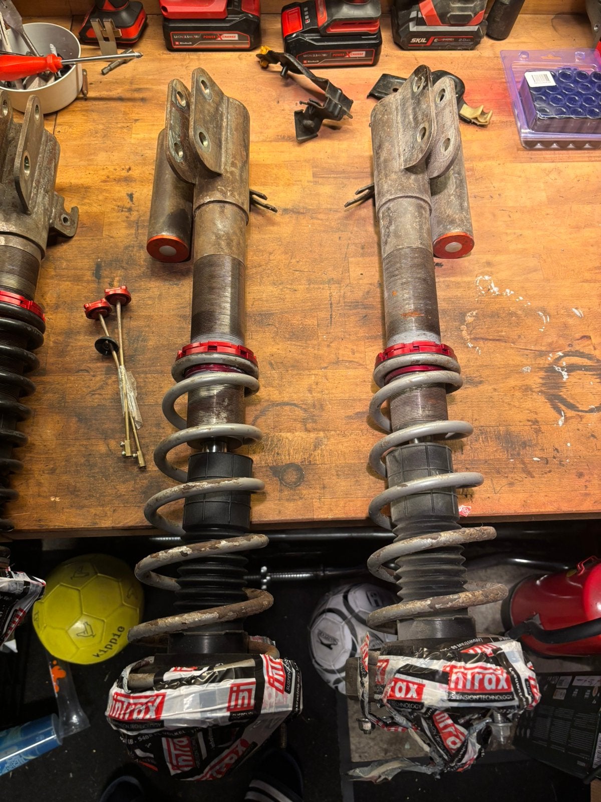 Subaru impreza wrx en sti 5x100 Intrax schroefset 2001/2007, Ophalen, Gereviseerd, Subaru