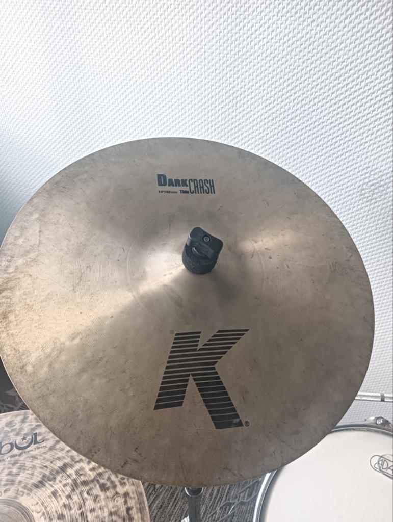 Zildjian K 16" Dark Thin Crash Cimbaal, Muziek en Instrumenten, Ophalen of Verzenden