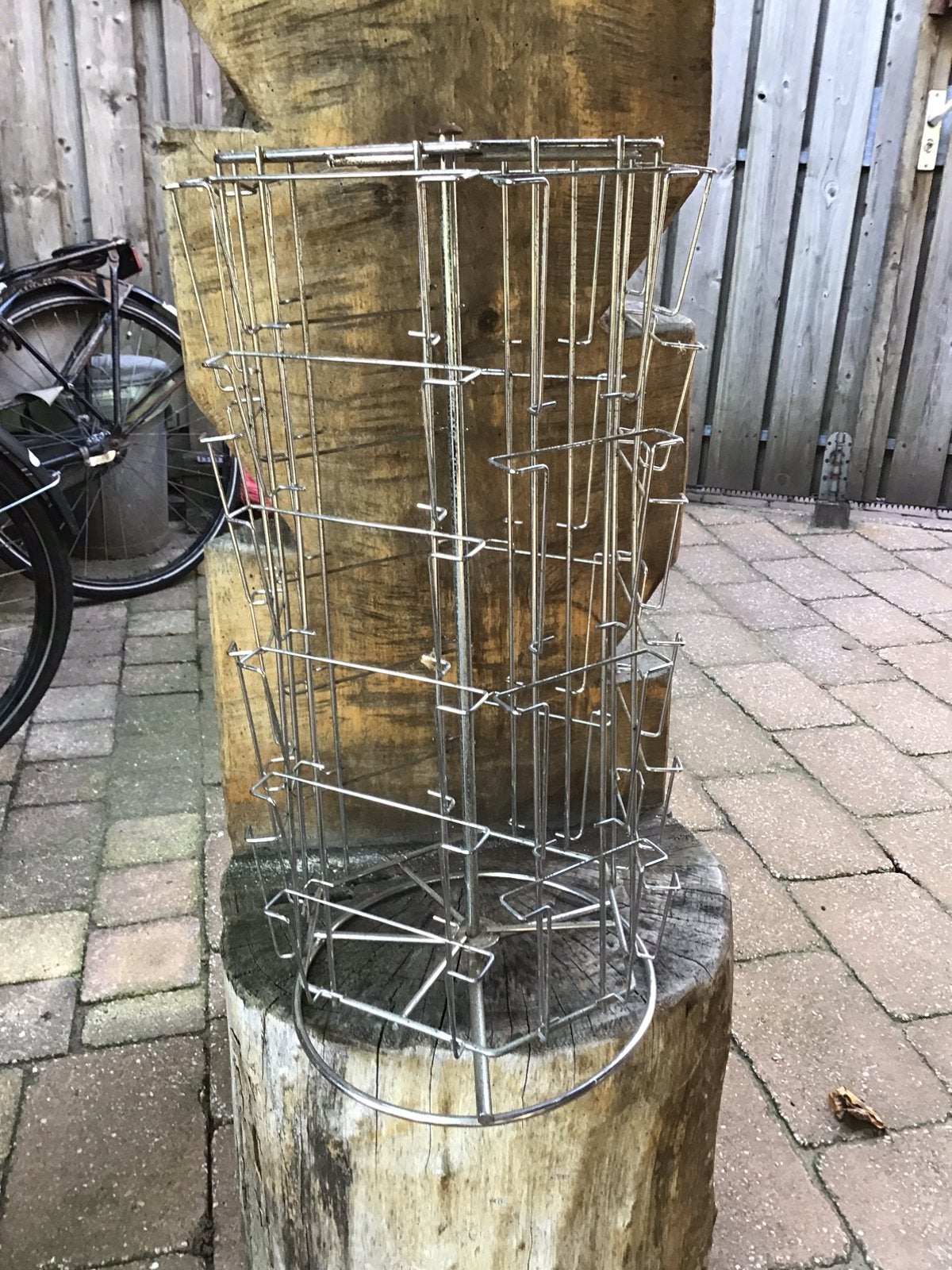 Kaartenhouder draaiend, Ophalen of Verzenden, Gebruikt