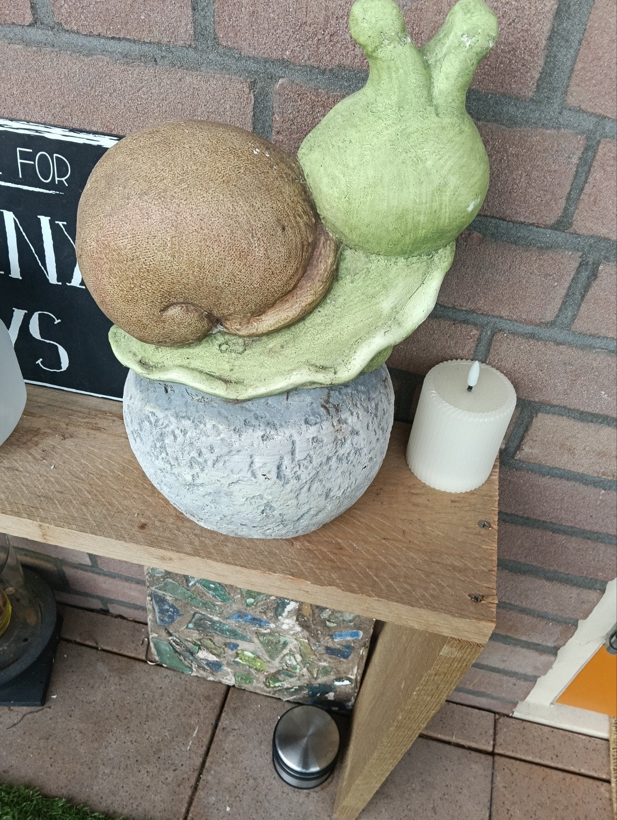 leuke beeld, Tuin en Terras, Ophalen, Gebruikt, Dierenbeeld