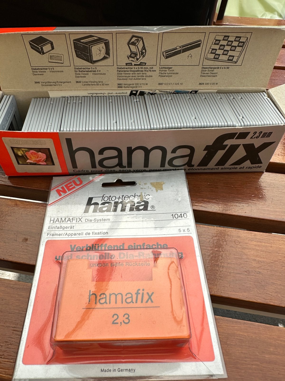 Diaraampjes en dia framer nieuw, Ophalen of Verzenden, Zo goed als nieuw