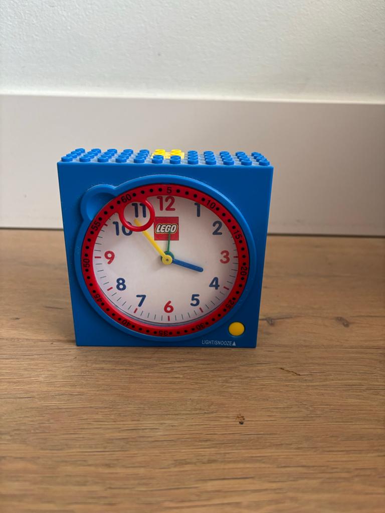 Lego Wekker/ klok Blauw, Ophalen of Verzenden, Zo goed als nieuw