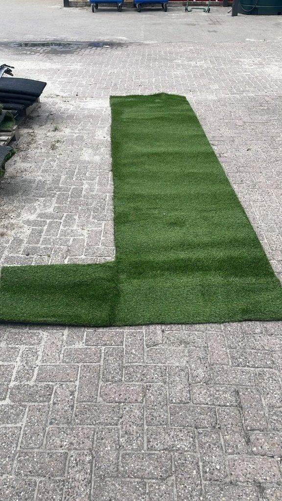 Reststuk kunstgras ca 98x400 cm, Ophalen, Nieuw, Minder dan 10 m², Kunstgras