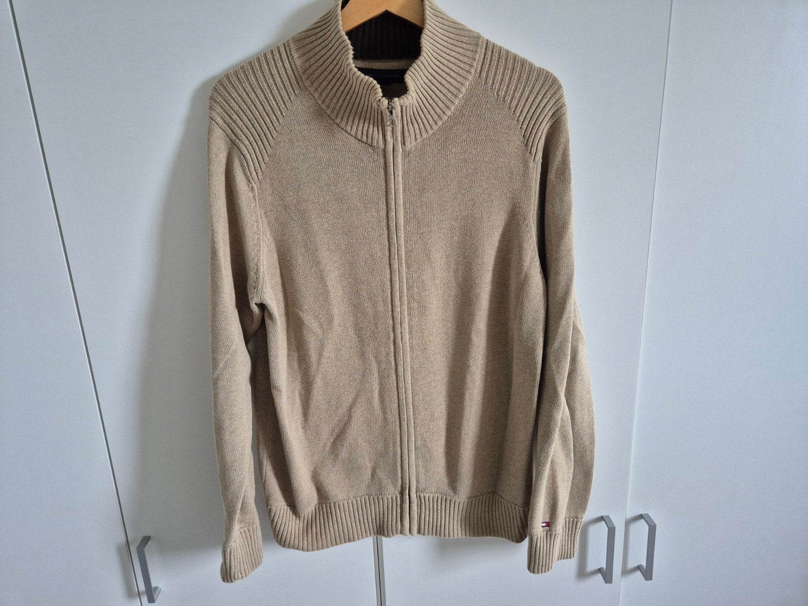Tommy Hilfiger vest, Maat 48/50 (M), Beige, Tommy Hilfiger, Ophalen of Verzenden