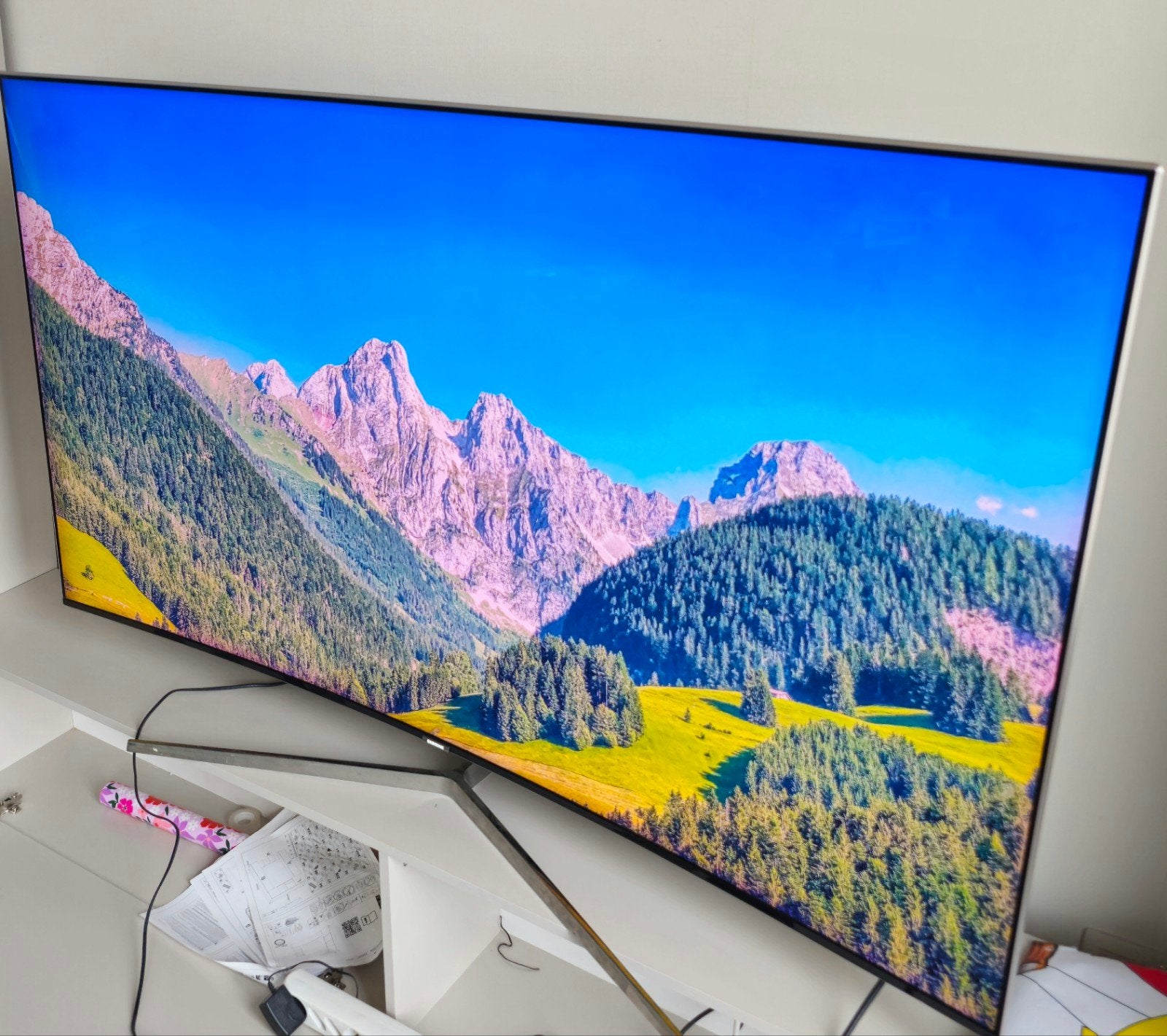 Samsung UE65KS9000L 65 inch Smart TV met One Connect Box, Ophalen, Gebruikt, LCD, 100 Hz