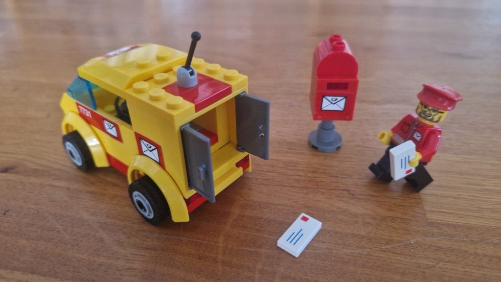 Lego City Postwagen Set 7731, City, Lego, Ophalen of Verzenden, Zo goed als nieuw