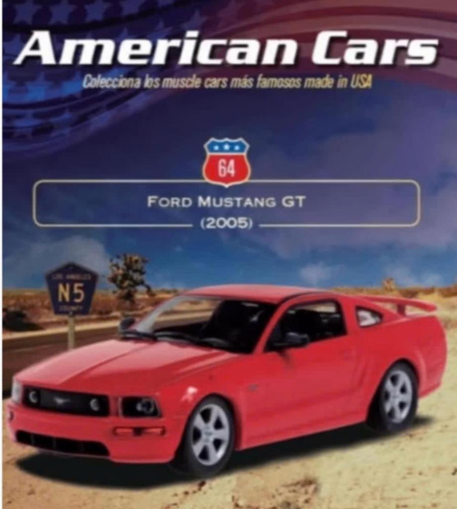 Ford Mustang GT 2005 schaal 1/43 ALTAYA American cars # 64, Hobby en Vrije tijd, Modelauto's | 1:43, Verzenden, Nieuw, Auto, Overige merken