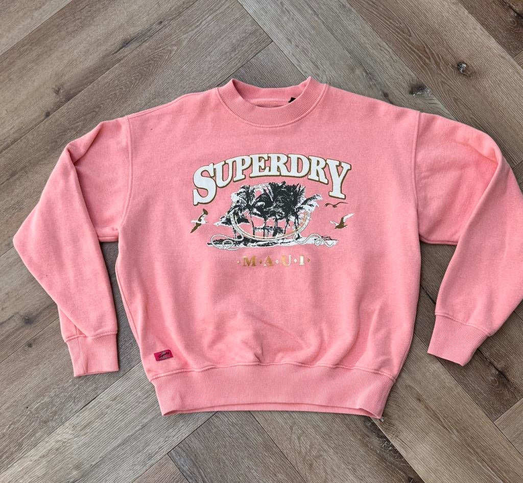 Trui superdry, Ophalen of Verzenden, Zo goed als nieuw, Maat 38/40 (M), Blauw