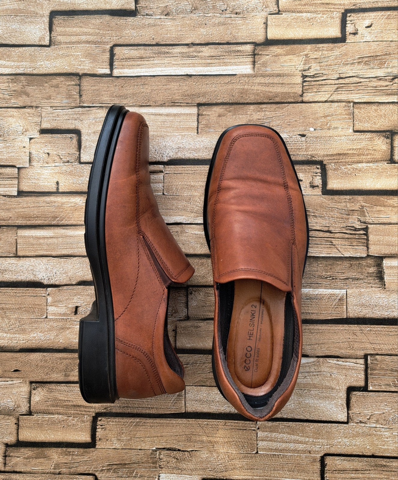 ECCO - Leren Helsinki 2 Loafers, 43, Loafers, Ecco, Bruin, Verzenden