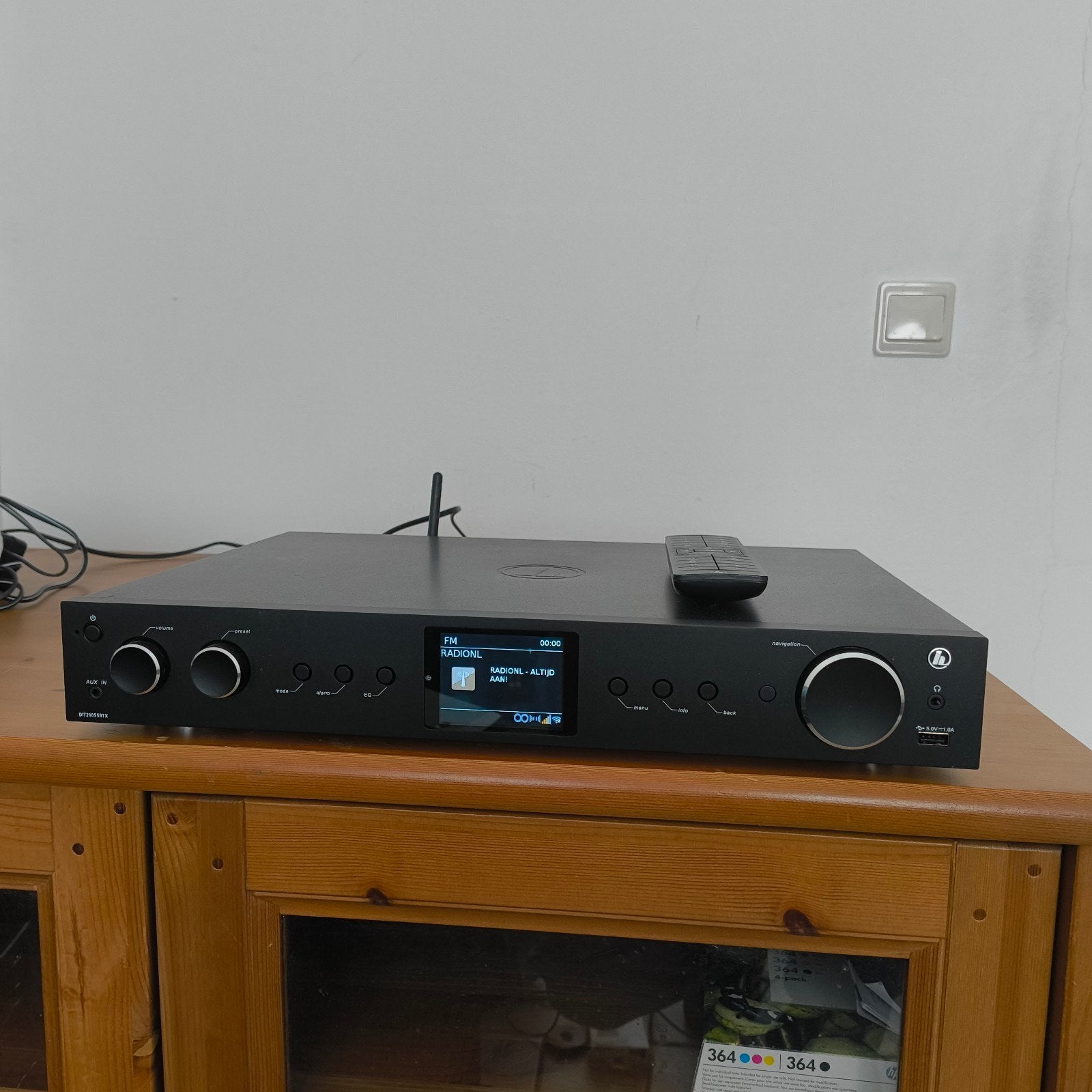 Hama DIT2105SBTX Digitale Dab Tuner, Ophalen of Verzenden, Zo goed als nieuw
