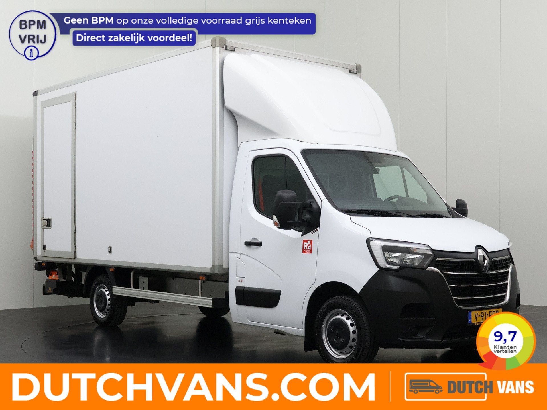 Renault Master 2.3DCi 145PK Bakwagen+Laadklep 2024 | Bomvol, Voorwielaandrijving, Gebruikt, Euro 6, 4 cilinders