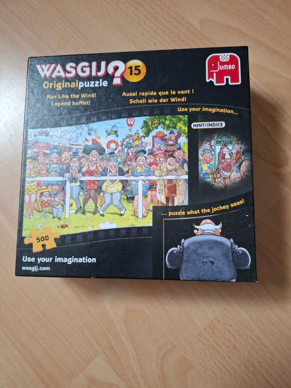 wasgij puzzel lopend buffet, Ophalen of Verzenden, 500 t/m 1500 stukjes, Zo goed als nieuw