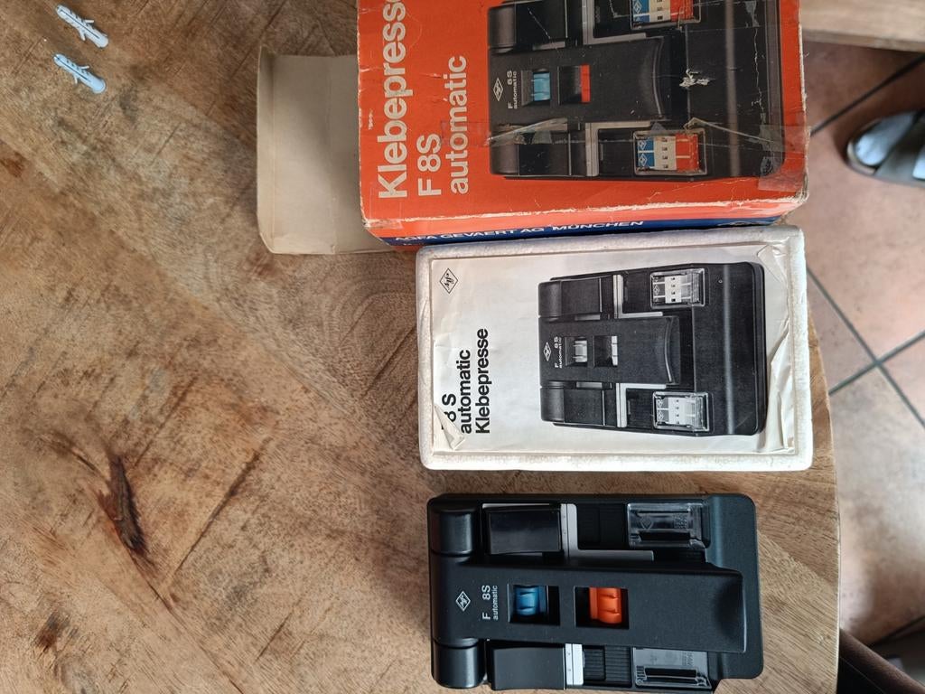 Agfa F8S Automatic Klebepresse - Vintage Film Splicer, Ophalen of Verzenden, Gebruikt, Overige Merken