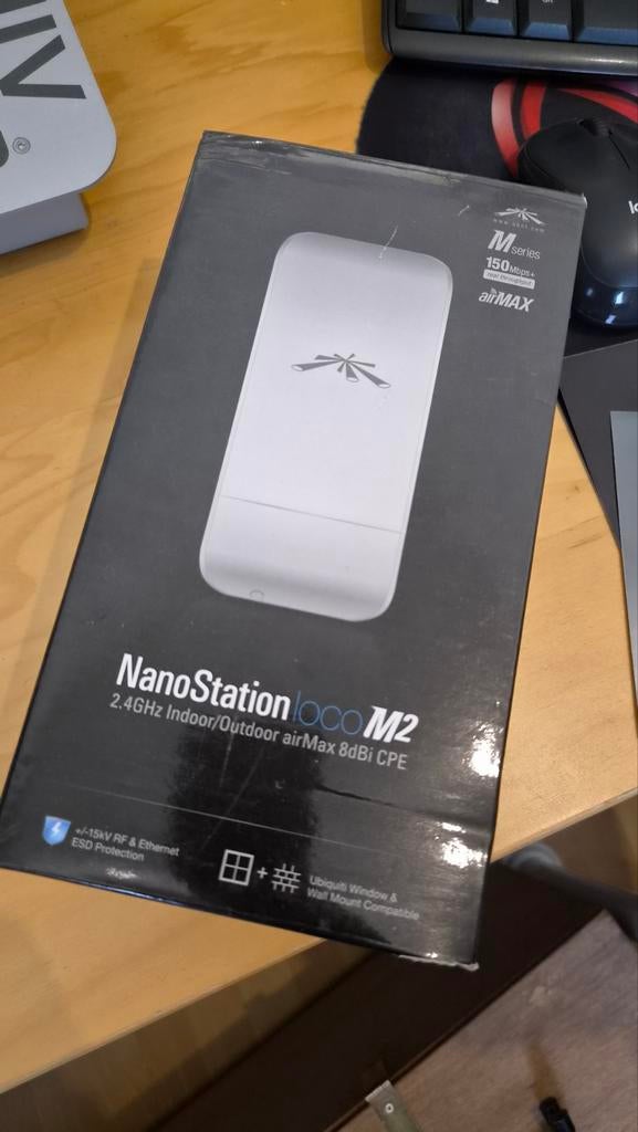 Ubiquiti NanoStation loco M2 2.4GHz AirMax CPE, Ophalen of Verzenden