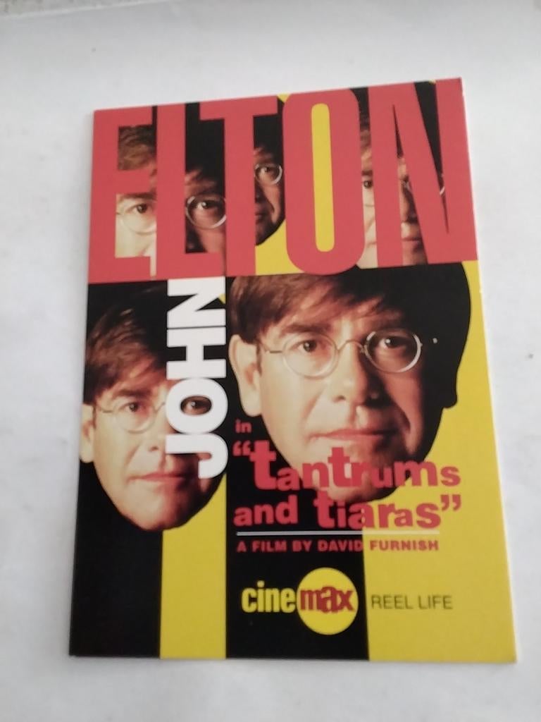 ELTON JOHN. "TANTRUMS AND TIARAS", Ophalen of Verzenden, 1960 tot 1980, Sterren en Beroemdheden