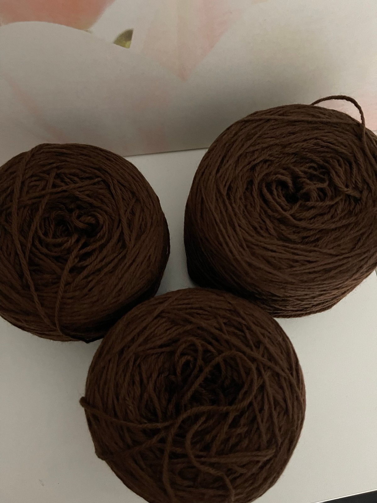 Zacht bruin wol garen - 600 gram, Ophalen of Verzenden, Nieuw, Breien of Haken, Wol of Garen