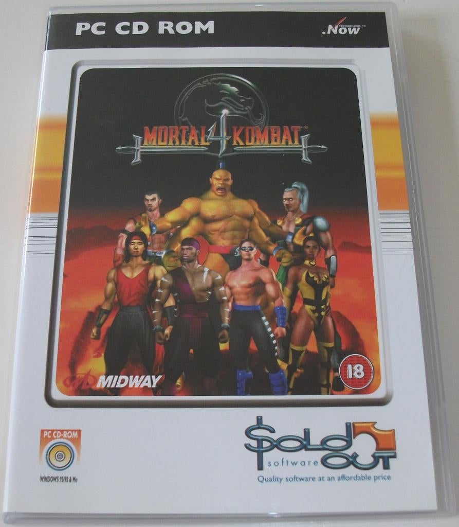 PC Game *** MORTAL KOMBAT 4 *** It can be won by mortals, Spelcomputers en Games, Vanaf 18 jaar, Vechten, 1 speler, Ophalen of Verzenden