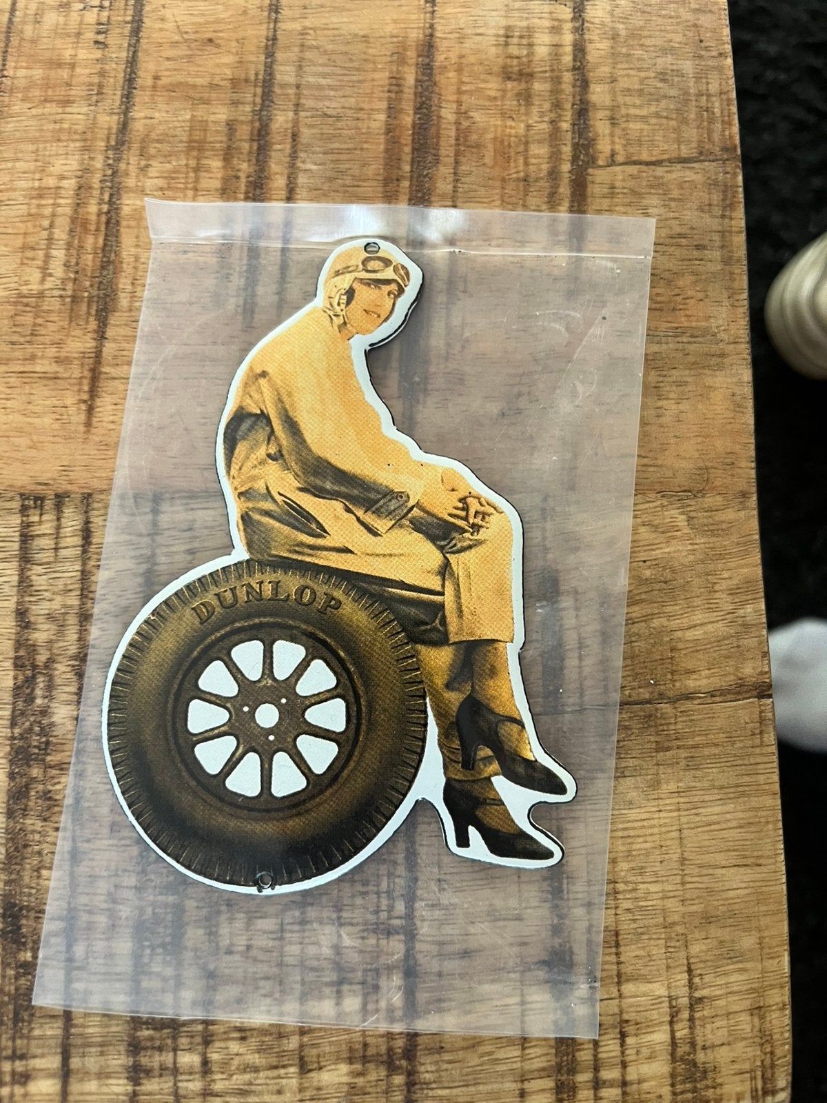 Dunlop metalen plaatje, Huis en Inrichting, Ophalen, Zo goed als nieuw