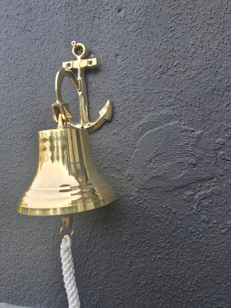 koperen bel scheepsbel schip boot, Antiek en Kunst, Verzenden