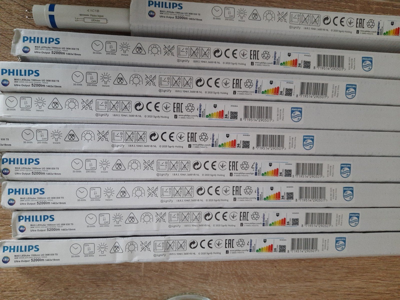 Philips TL-buizen Ultra Output 5200lm 148x16mm, Philips, G13 (TL), 60 watt of meer, Nieuw