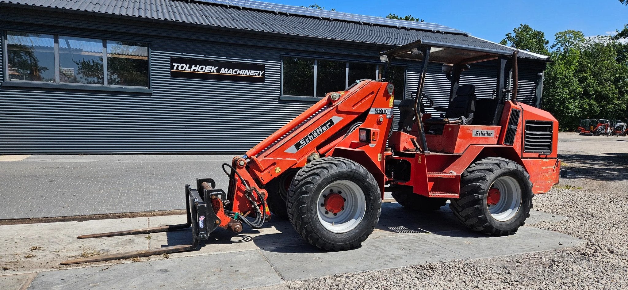 Schäffer 870TD, Wiellader of Shovel