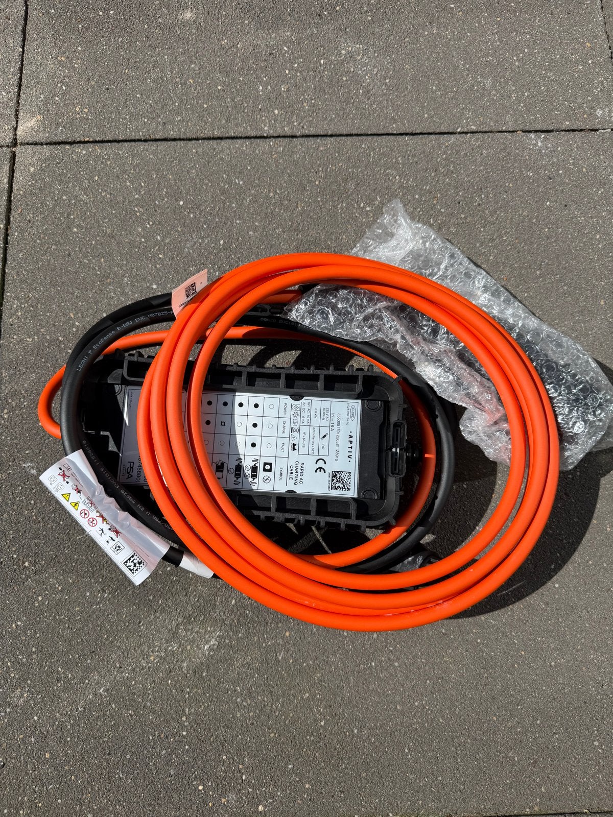 Aptiv draagbare AC-laadkabel voor elektrische auto's, Auto diversen, Ophalen of Verzenden, Zo goed als nieuw