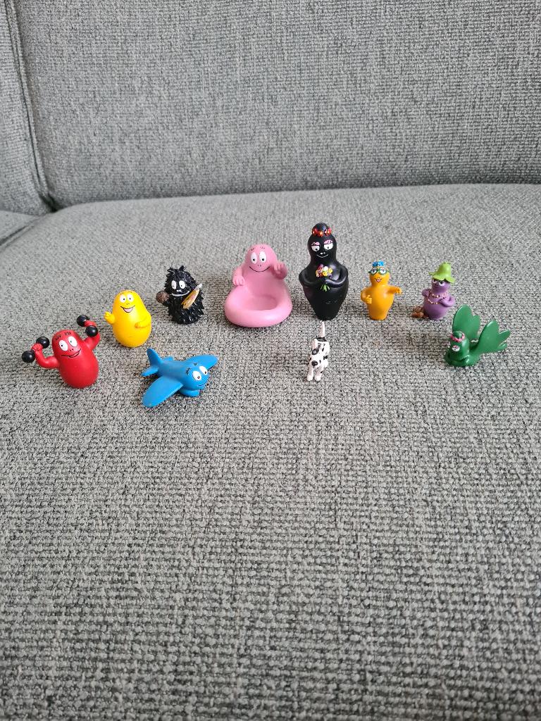 Barbapapa plastoy poppetjes 10 stuks inclusief lolita, Verzamelen, Plastoy, Gebruikt, Verzenden, Nvt